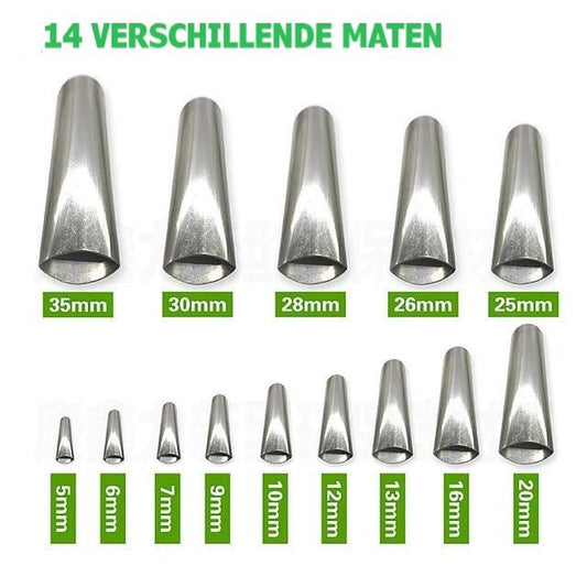 Versatile Sealant Application Toolkit with 14 Attachments – High-Quality Stainless Steel for Precision and Efficiency-1