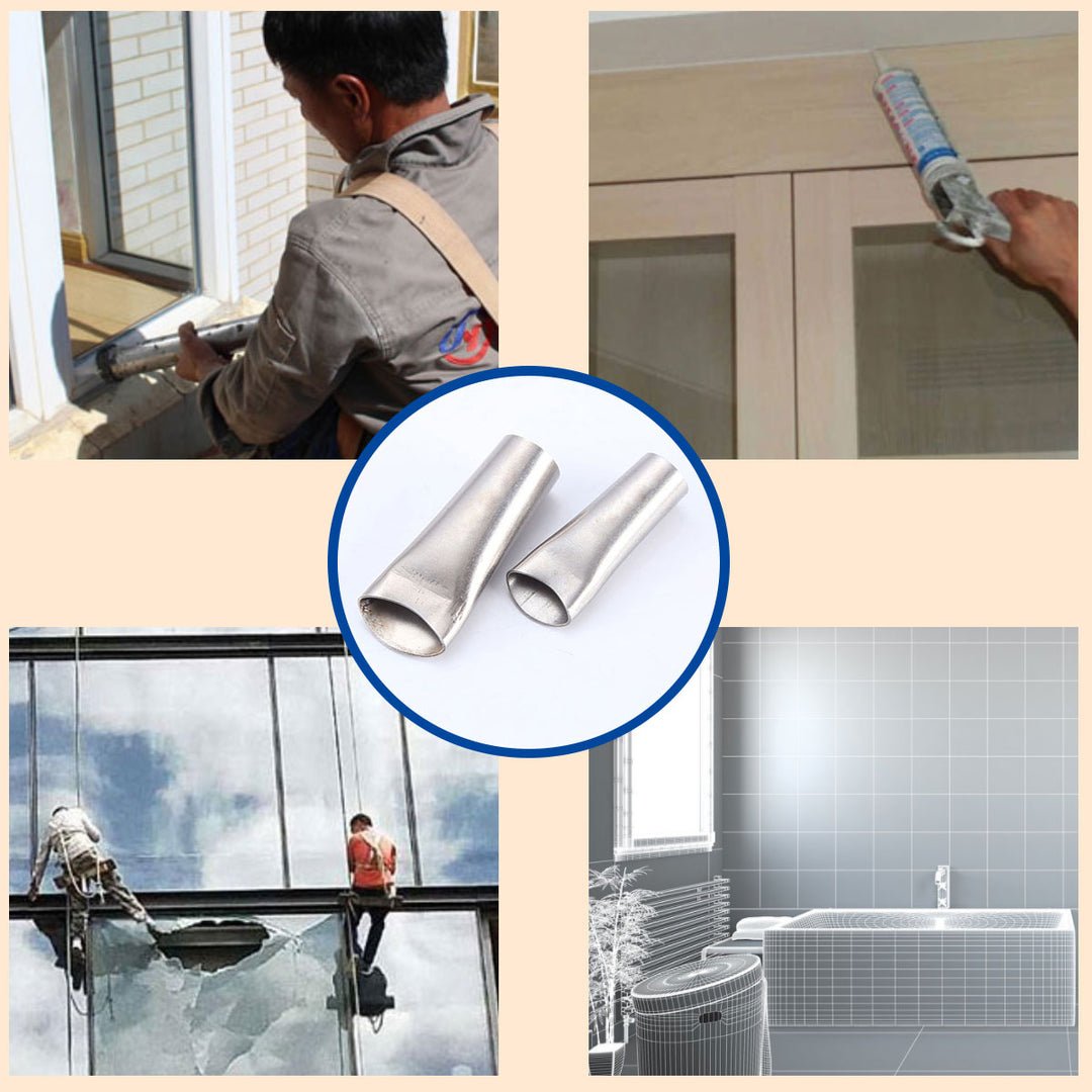 Versatile Sealant Application Toolkit with 14 Attachments – High-Quality Stainless Steel for Precision and Efficiency-4