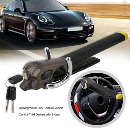 SECURDRIVE – Antivol de volant avec alarme et alliage d'acier