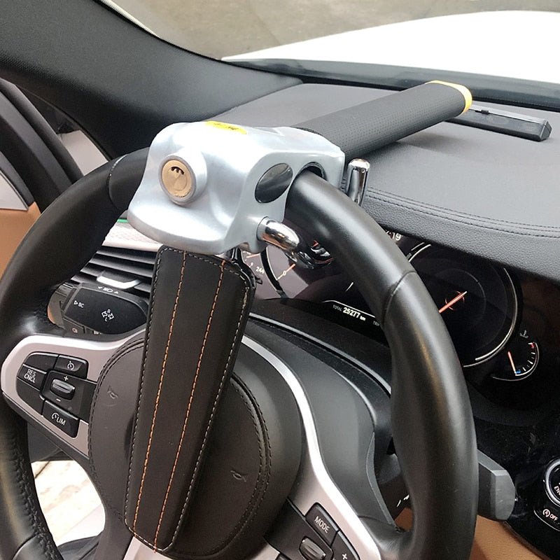 SECURDRIVE – Antivol de volant avec alarme et alliage d'acier
