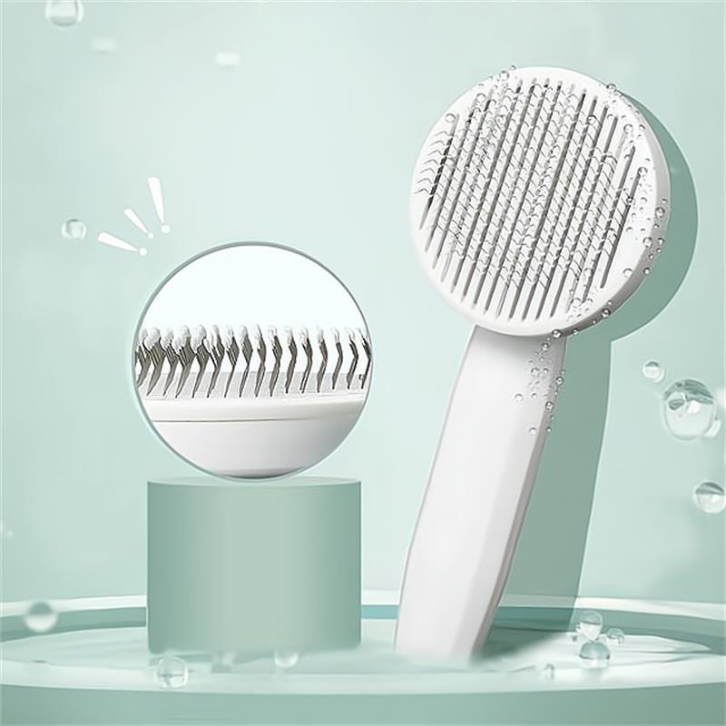  Selfclean Brush - self -cleaning cat brush for less hair loss-4