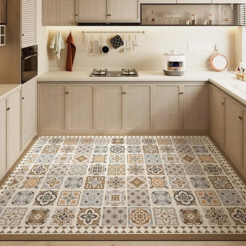 OILBLOCK MATSHIELD – PVC Waterproof Non-Slip Kitchen Floor Mat for Home Use 4