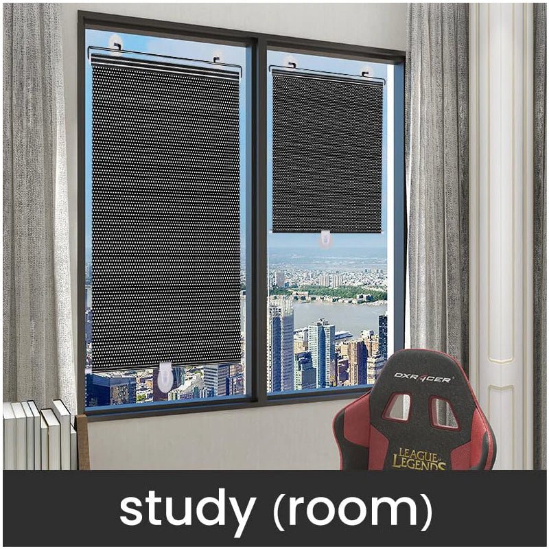 DARKNEST – Premium Blackout Roller Shades, No-Drill Cellular Window Blinds for Indoor & Outdoor Use 4
