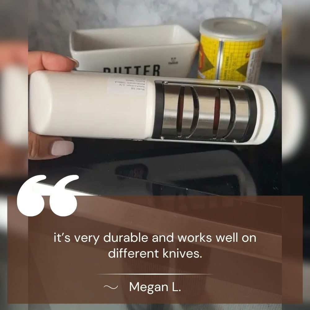 SharpEase Duo – Rechargeable 2-Stage Knife Sharpener