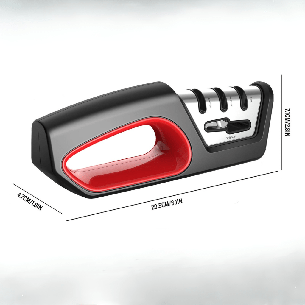 SHARPMIX – 4-in-1 Knife Sharpener & Scissors Polisher – Ergonomic Kitchen Tool 4