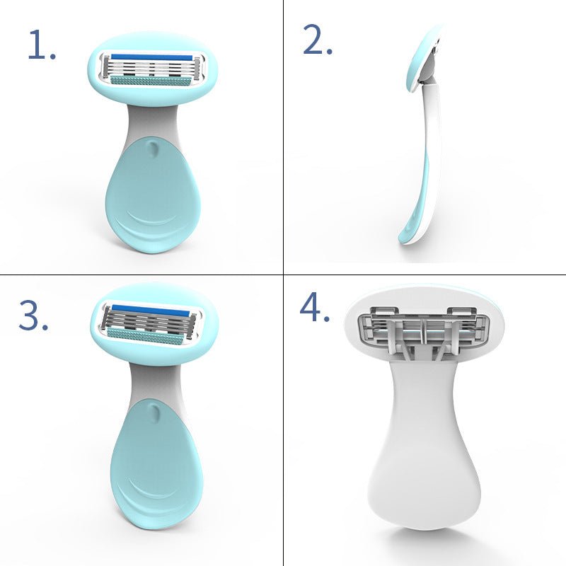  Compact 4 -blades Razor for men & women - gentle shave on the way-4