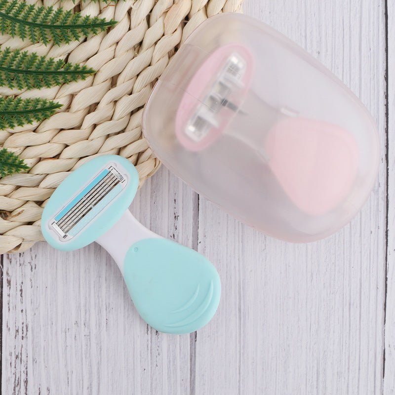  Compact 4 -blades Razor for men & women - gentle shave on the way-2