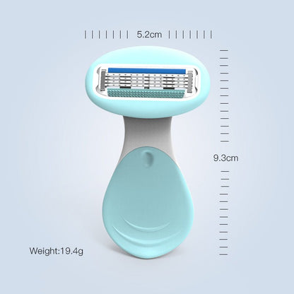  Compact 4 -blades Razor for men & women - gentle shave on the way-5