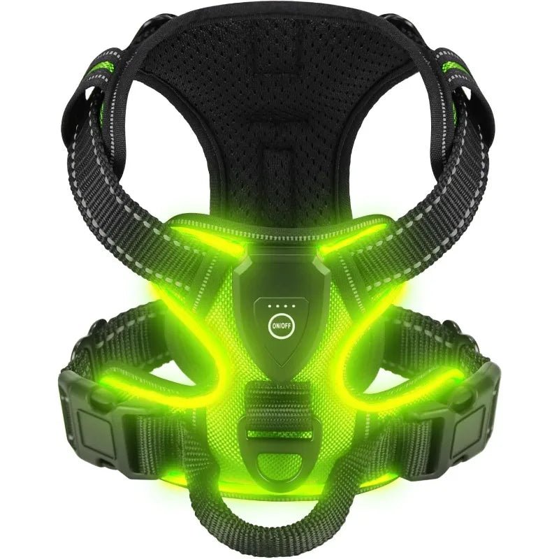 LUMIDOG – Rechargeable LED Dog Harness for Nighttime Safety 2
