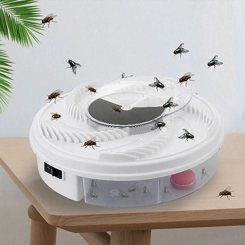 Silent Fly Trap - Effective Fruit Fly Catcher for Indoor & Outdoor Use 0