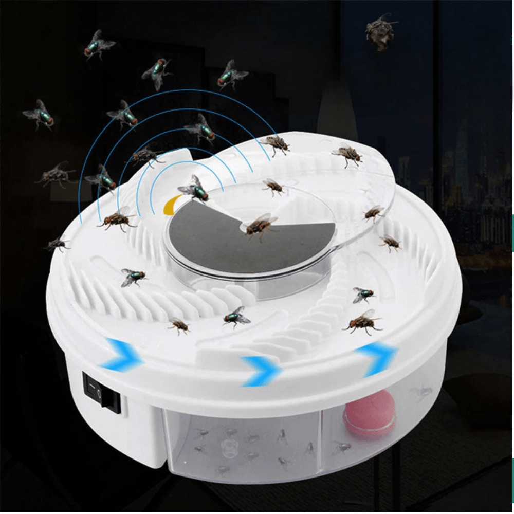 SILENT FLY trap – Indoor & Outdoor Fruit Fly Catcher with Silent Operation