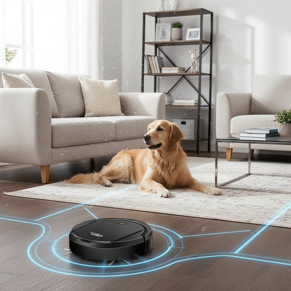 SILENTDUST – Smart Robot Vacuum with Ultra-Quiet Cleaning & HEPA Filtration