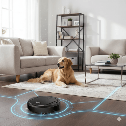 SILENTDUST – Robot Aspirapolvere Intelligente con Pulizia Ultra-Silenziosa e Filtrazione HEPA
