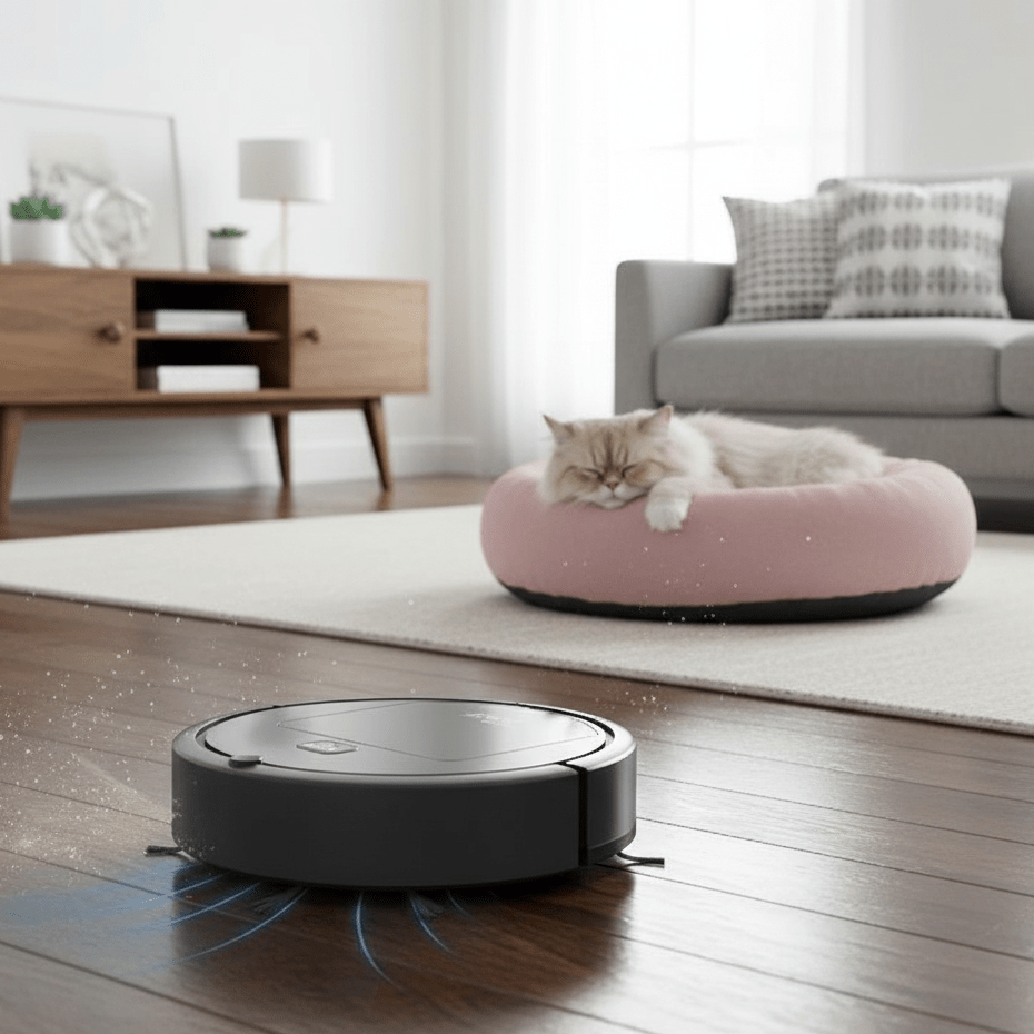 SILENTDUST – Smart Robot Vacuum with Ultra-Quiet Cleaning & HEPA Filtration