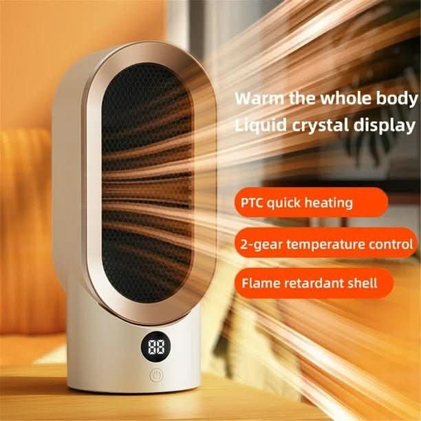 AirHeater Pro - 800W Portable Electric Fan Heater for Quick, Efficient Warmth 1