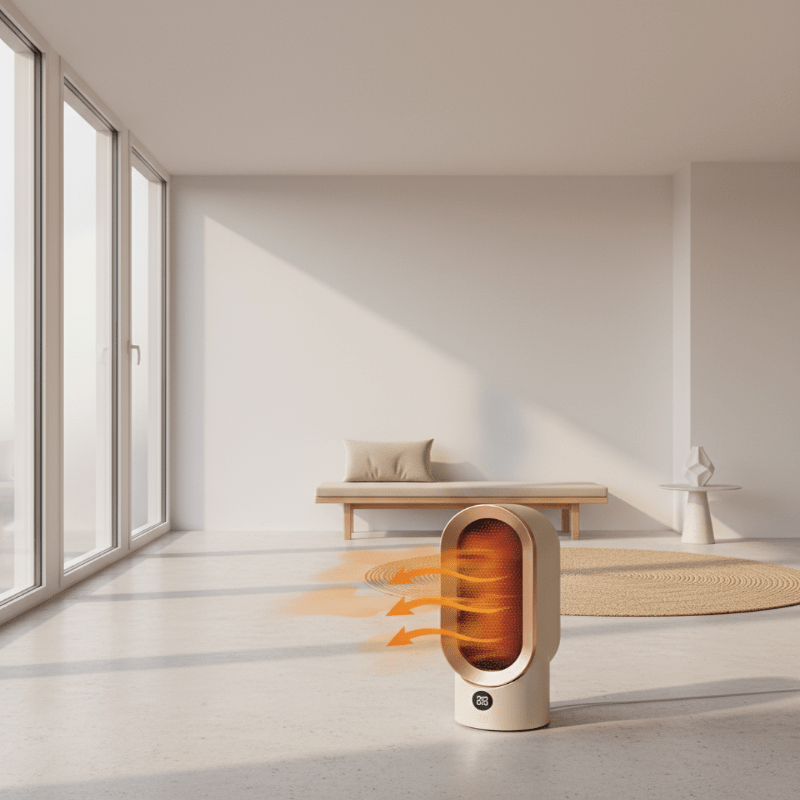 AirHeater Pro - 800W Portable Electric Fan Heater for Quick, Efficient Warmth 0