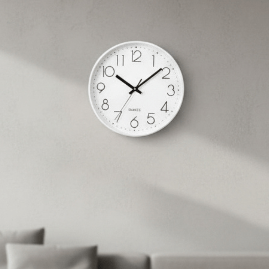 SILENTICK – Orologio da parete silenzioso senza ticchettio da 12 pollici per arredamento moderno