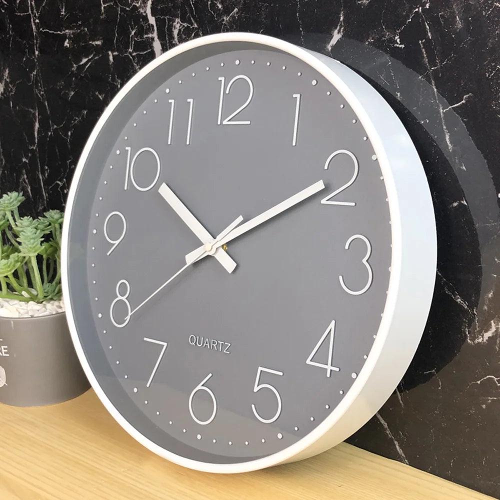 TIMESILENT – 12-Inch Silent Non-Ticking Wall Clock for Modern Decor 2