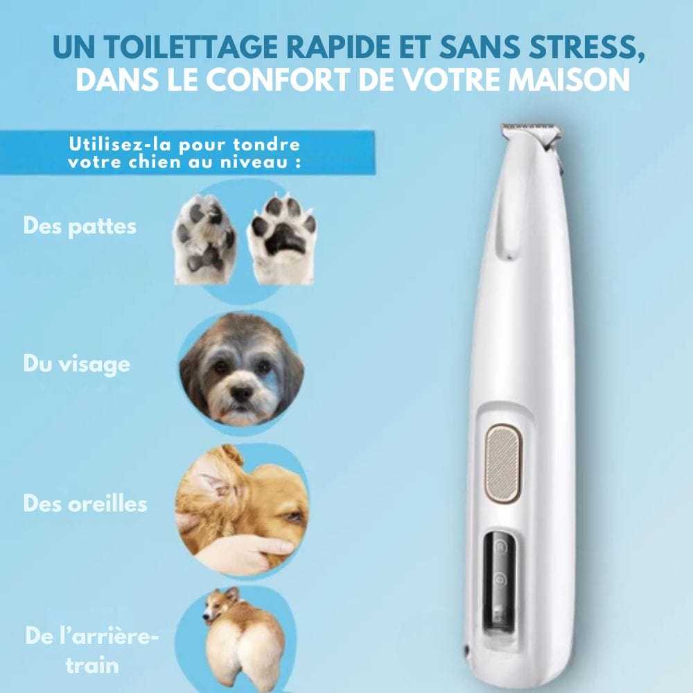 Silentpet Trimmer - low -noise dog dogs for clean paws & sensitive areas 1