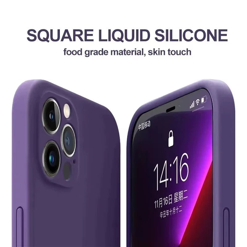 Premium Silicone Phone Case - Shockproof for iPhone 14, 13, 12, 11 Pro Max 3