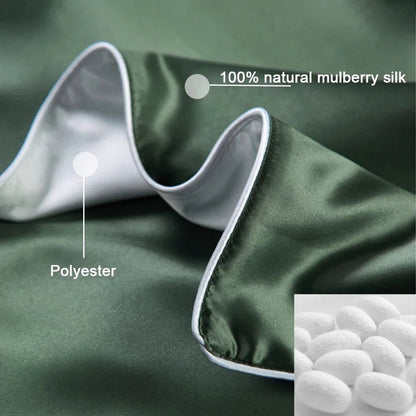 SilkLoom Kussensloop – Mulberry zijden kussensloop, zacht en ademend