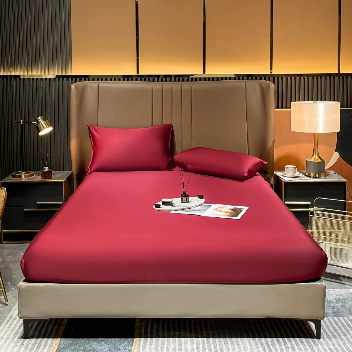 PURESILK – Mulberry Silk Fitted Sheet with Deep Pocket Design 11