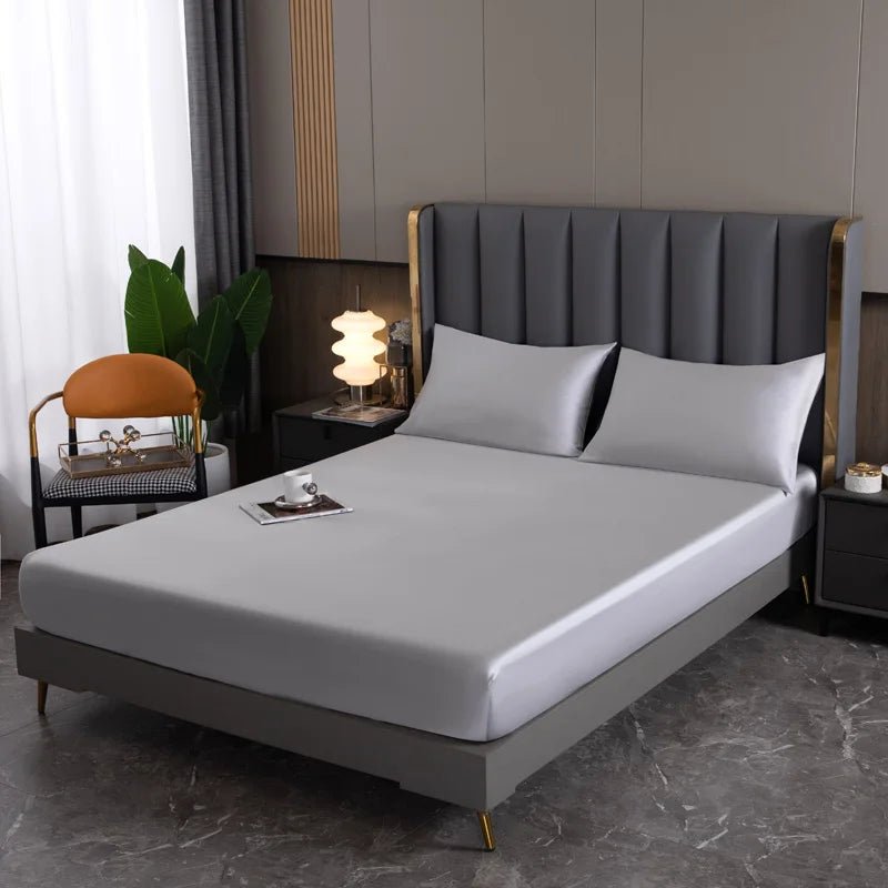 PURESILK – Mulberry Silk Fitted Sheet with Deep Pocket Design 7