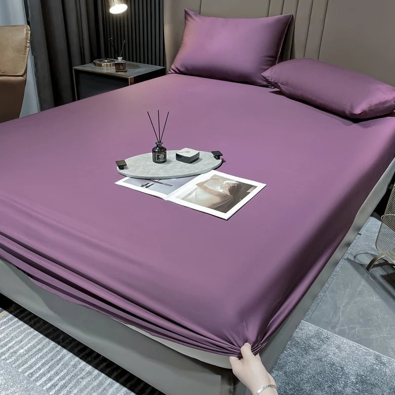 PURESILK – Mulberry Silk Fitted Sheet with Deep Pocket Design 10