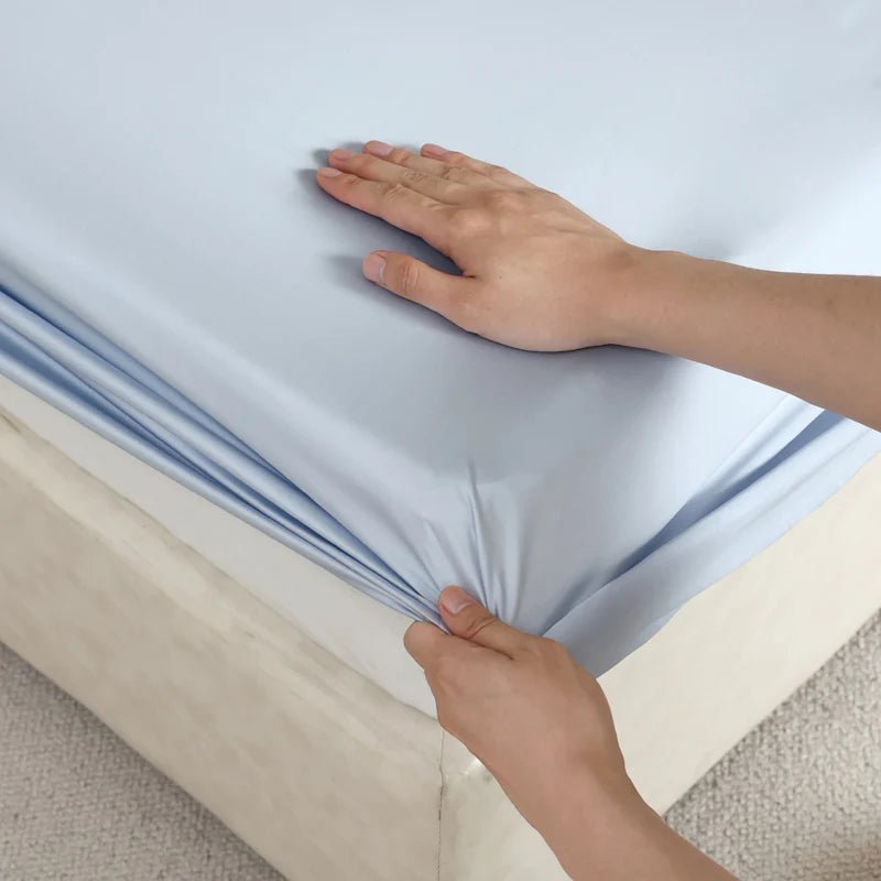 NOBLESILK – Luxury Mulberry Silk Fitted Sheet for Cool, Breathable Sleep 10