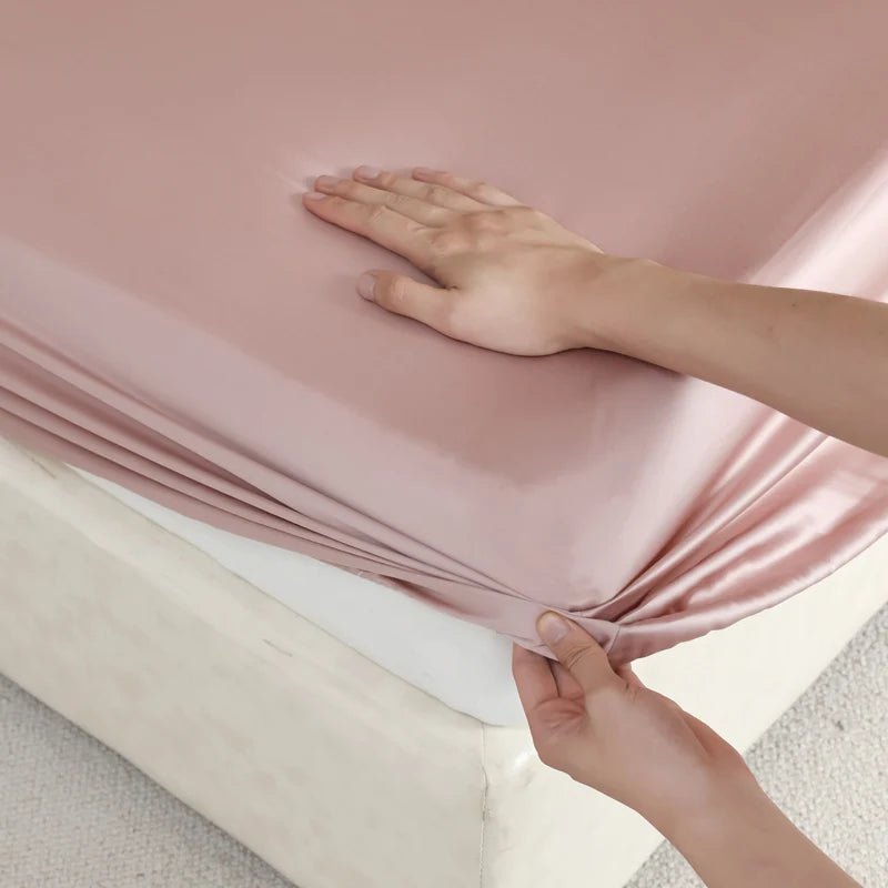 NOBLESILK – Luxury Mulberry Silk Fitted Sheet for Cool, Breathable Sleep 14