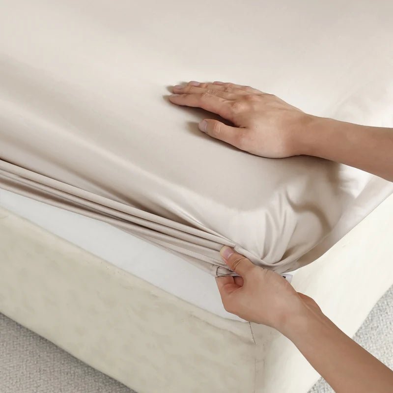NOBLESILK – Luxury Mulberry Silk Fitted Sheet for Cool, Breathable Sleep 9
