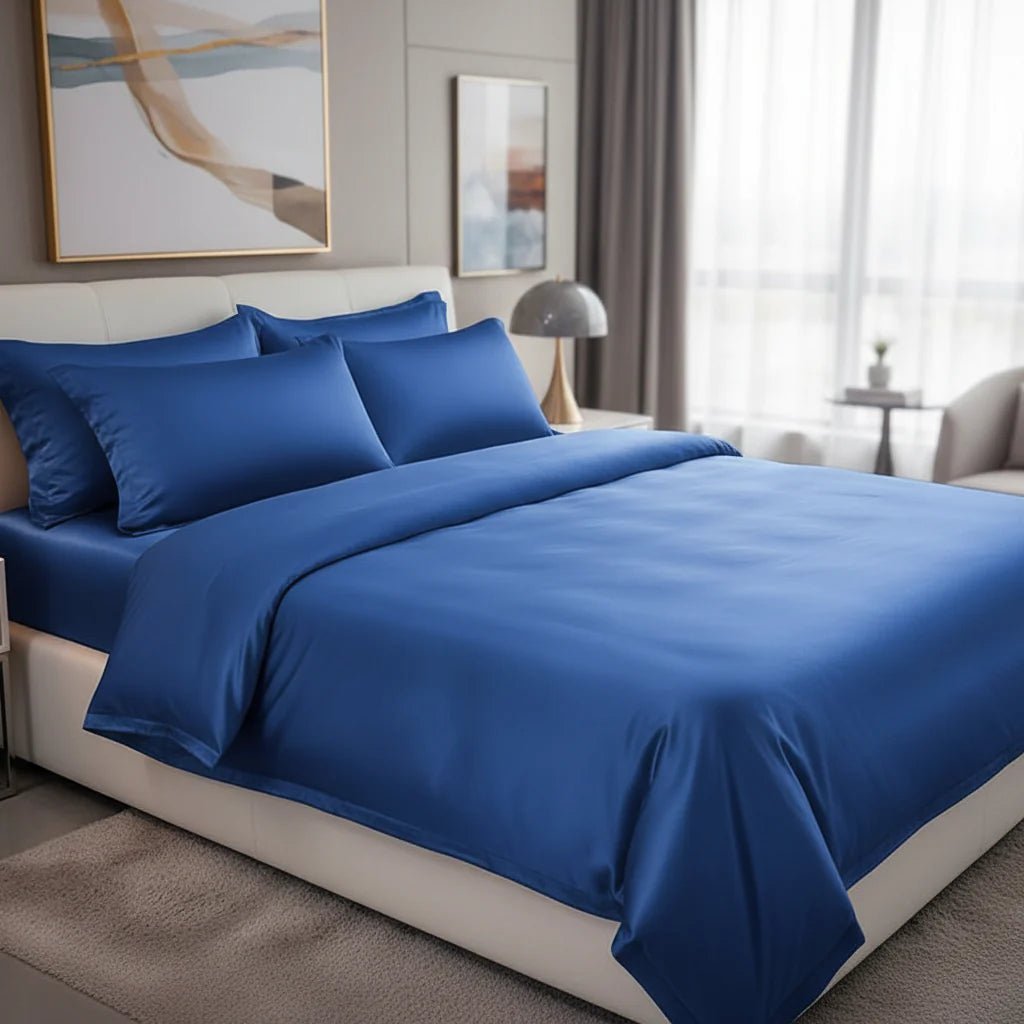 SILQUE – Drap-housse en satin de soie glacée douce pour un confort luxueux