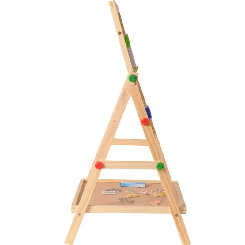 Sketchstar Duo – Caballete ajustable 2 en 1 para niños – Pizarra de tiza y pizarra blanca para el crecimiento creativo