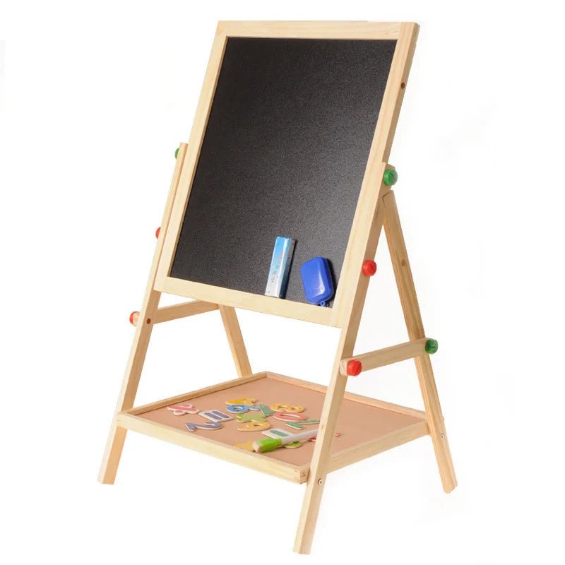 Sketchstar Duo – Caballete ajustable 2 en 1 para niños – Pizarra de tiza y pizarra blanca para el crecimiento creativo