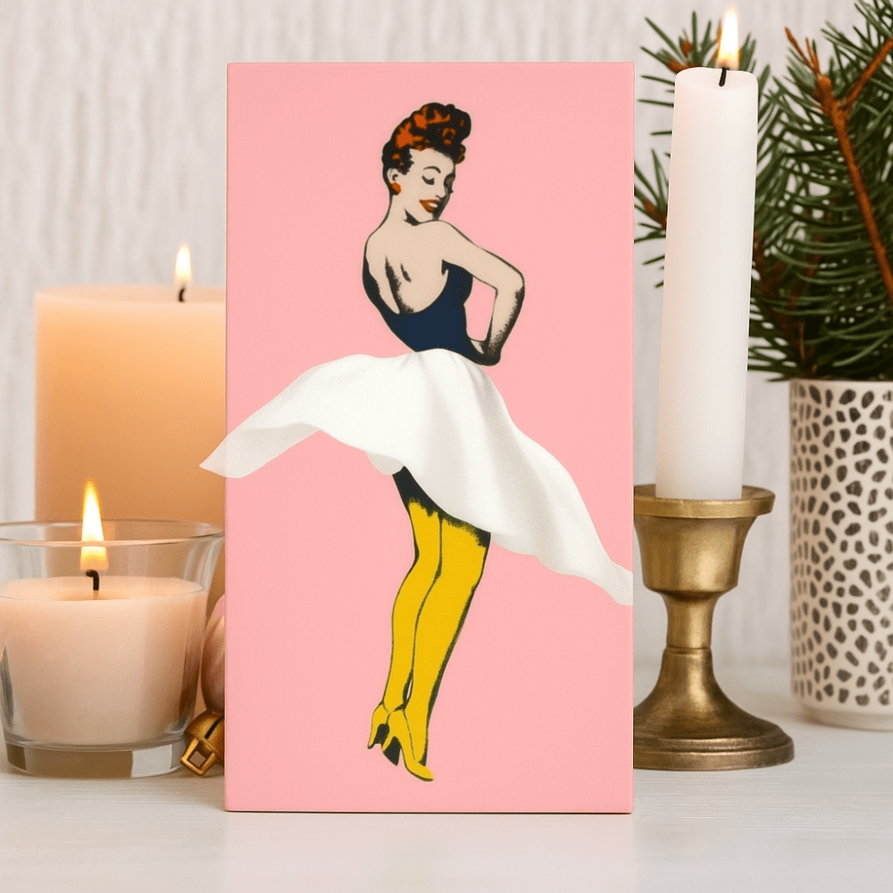 Whimsical Flying Skirt Tissue Box - Durable Design for Home & Office Decor 3