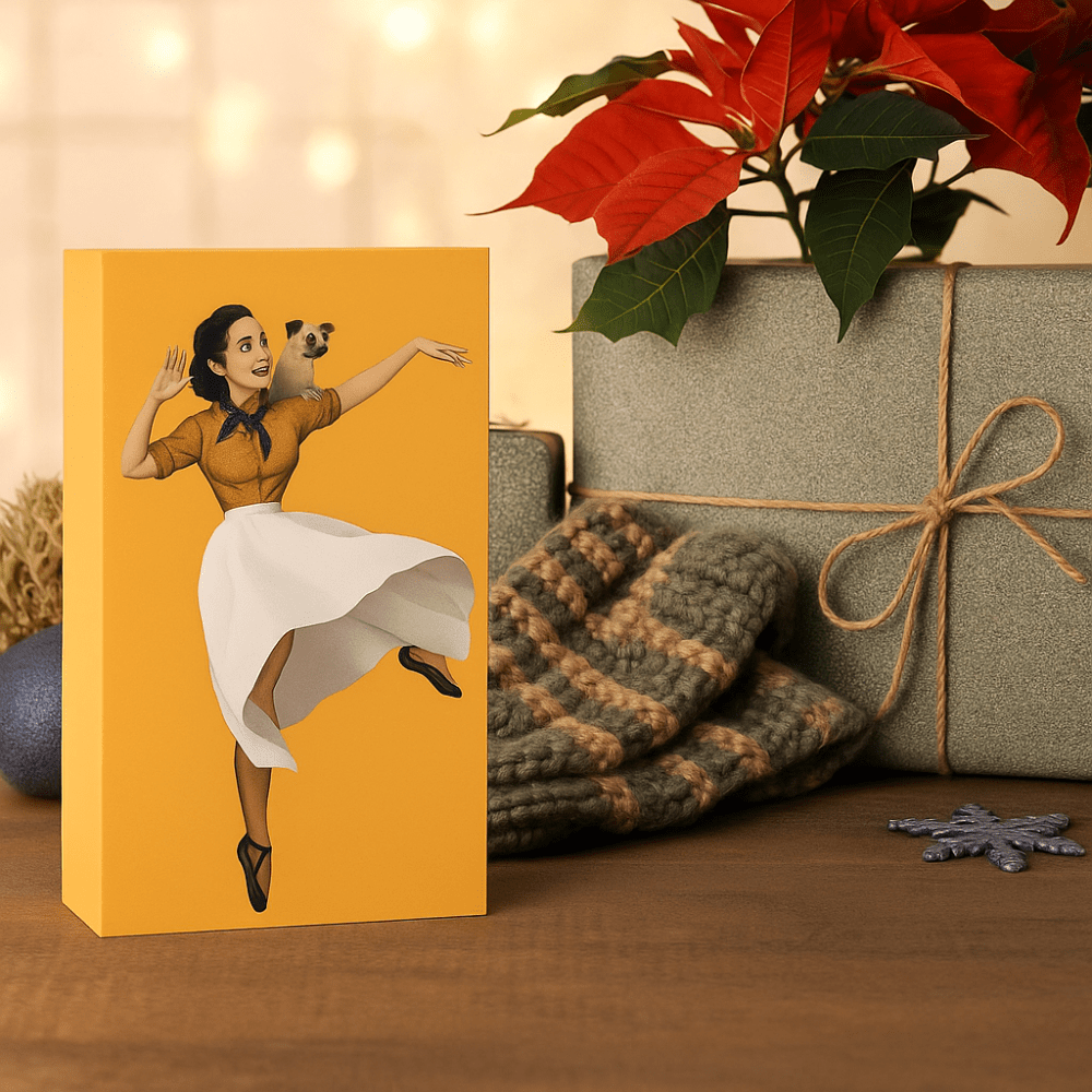 Whimsical Flying Skirt Tissue Box - Durable Design for Home & Office Decor 1