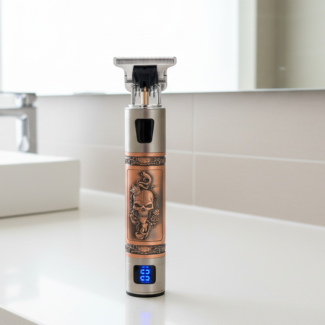  Skulltrim beard trimmer - rechargeable hair trimmer with precise cutting technology, waterproof & powerful-1