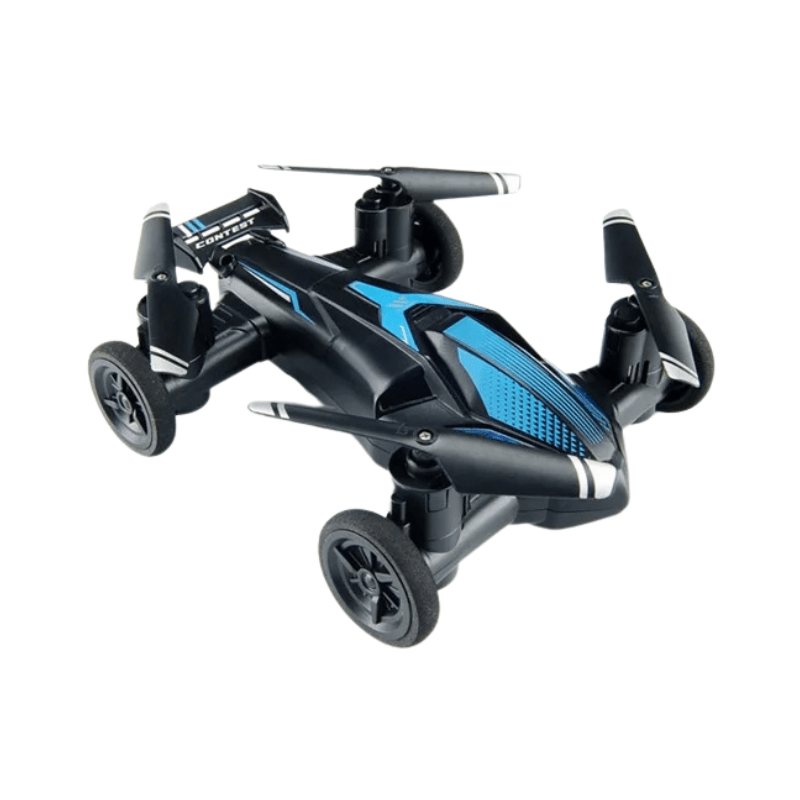 SkyRacer - 2-in-1 Remote Control Vehicle Car & Drone with LED Lights 0