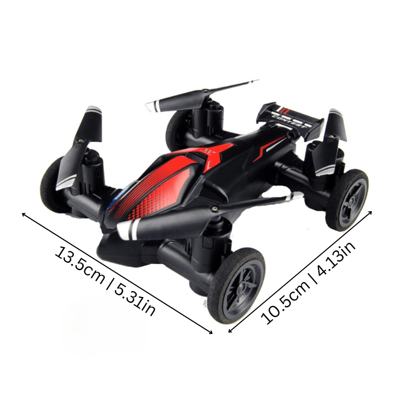 SkyRacer - 2-in-1 Remote Control Vehicle Car & Drone with LED Lights 2