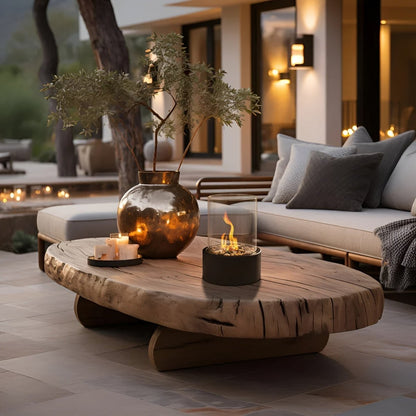 SleekFlame – Elegant Table Fireplace with Smoke-Free Bioethanol Combustion