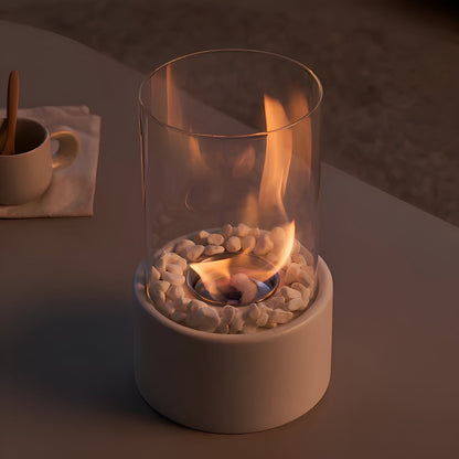 SleekFlame – Elegant Table Fireplace with Smoke-Free Bioethanol Combustion
