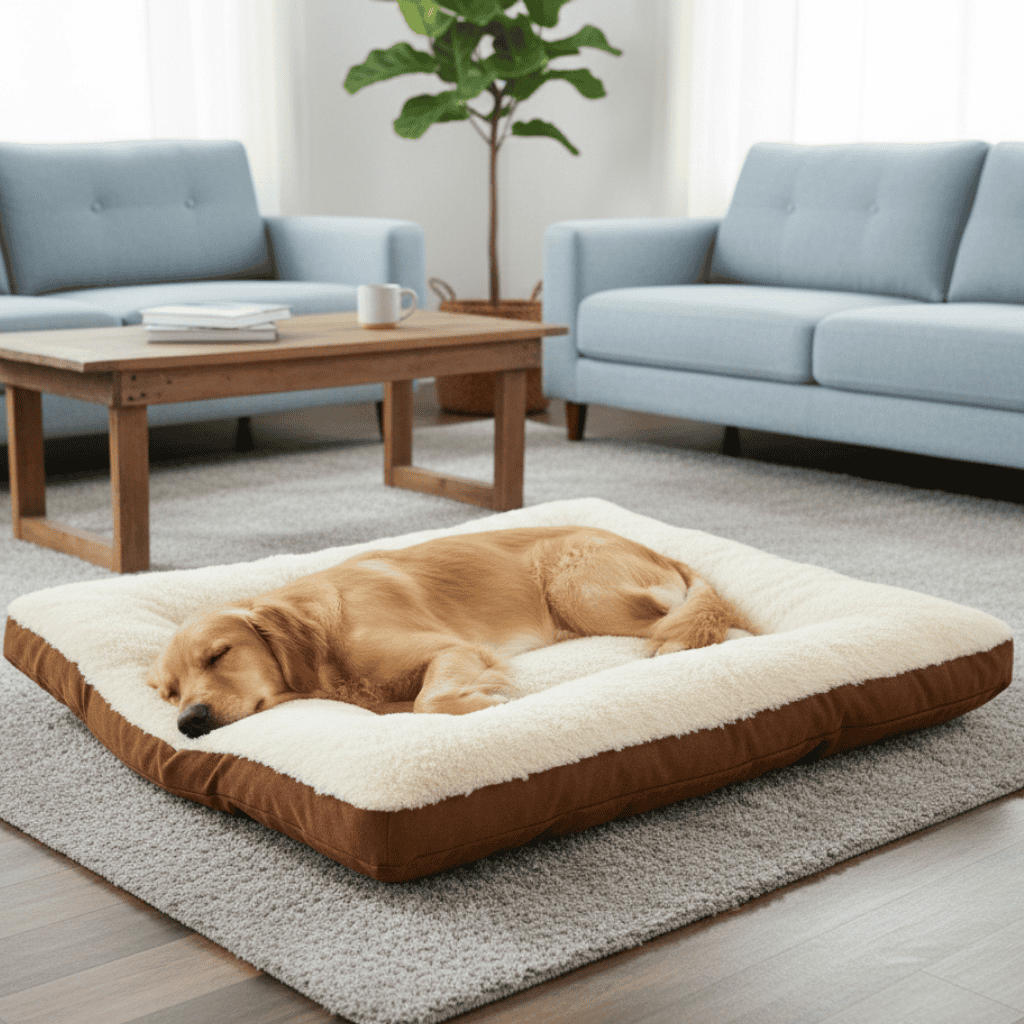 DOZEDOG – Premium Dog Bed with Supportive Foam & Soft Cotton Cover 0