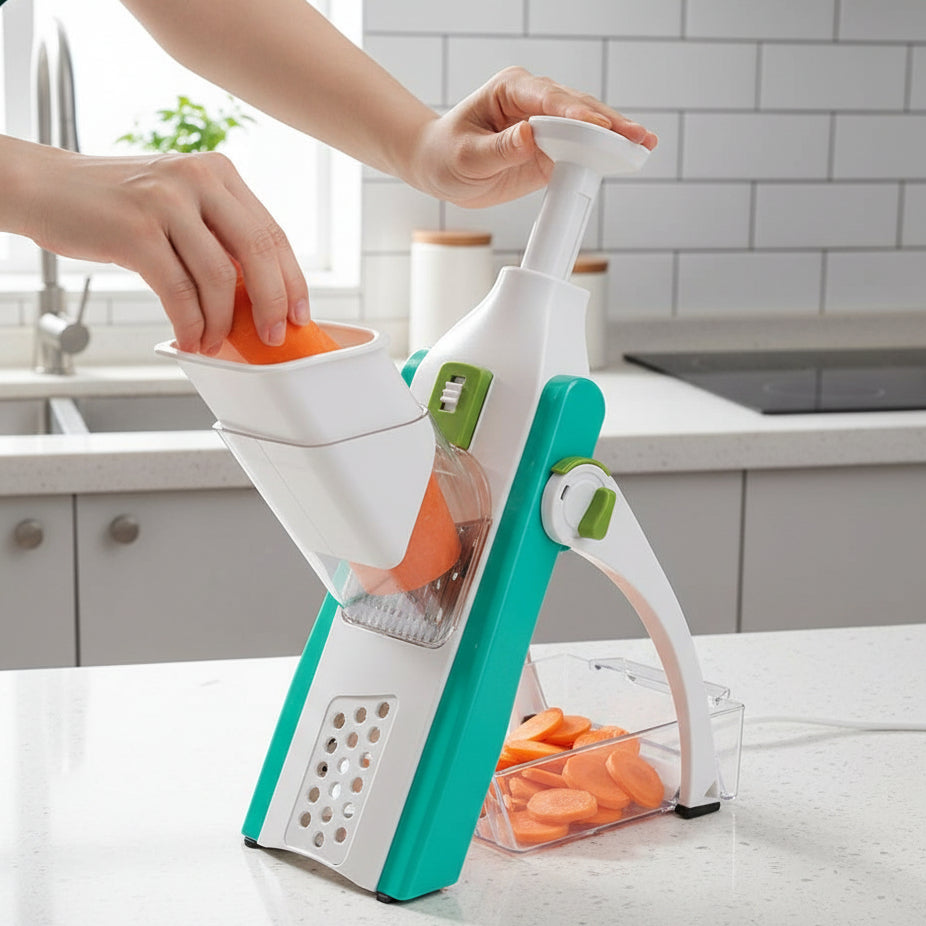 SLICEPRO – 5-in-1 vihannesten viipalointilaite vaivattomaan valmisteluun
