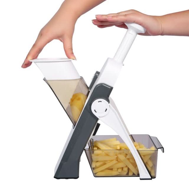 SLICEPRO – Affettatrice per verdure 5-in-1 per una preparazione senza sforzo
