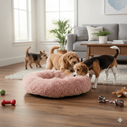 LETTO SLUMBERPAWS – Letto Calmante per Cani per un Sonno Profondo e Ristoratore