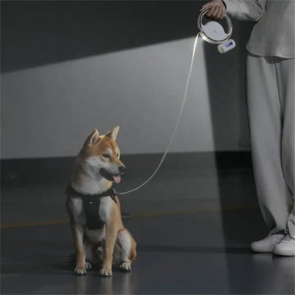SmartLead – Correa automática para perros con luz LED y soporte para bolsas de desechos