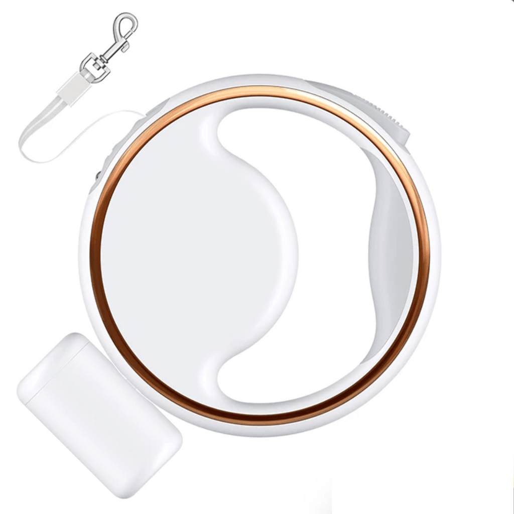  Doglight Leash-Automatic dog leash with LED light & feces bag holder for stress-free walks-5