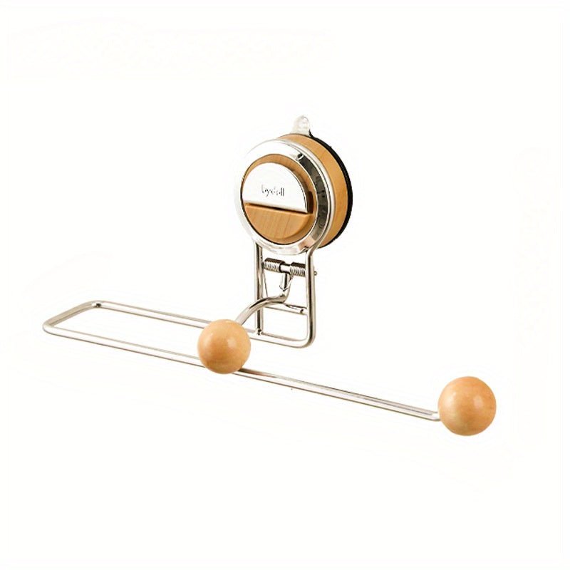 SUCLOCK – No-Drill Stainless Steel Paper Towel Holder with Reusable Suction Base 8