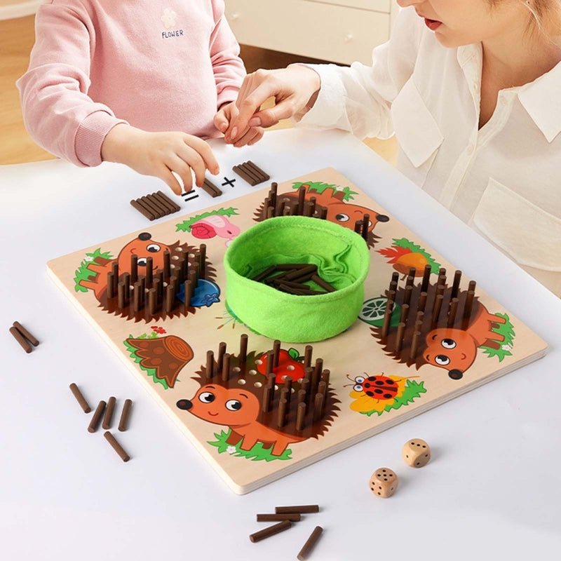 SmartToy- Educatief spel met egelontwerp om getalbegrip en fijne motoriek te bevorderen