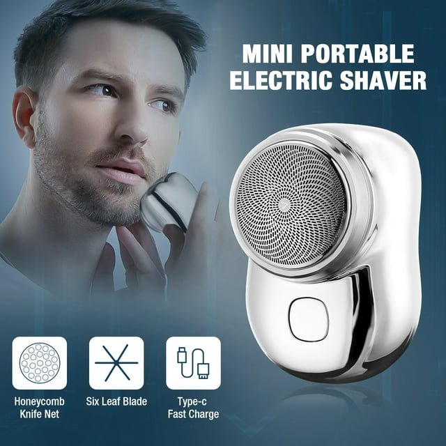  Smooth shave portable razor - compact & painless shave-2